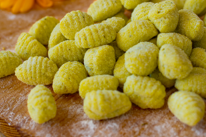 Gnocchi de pommes de terre au basilic