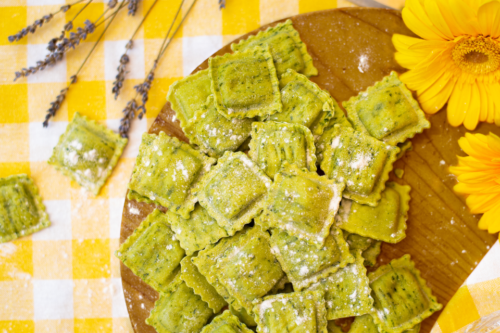 ravioli ricotta e spinaci