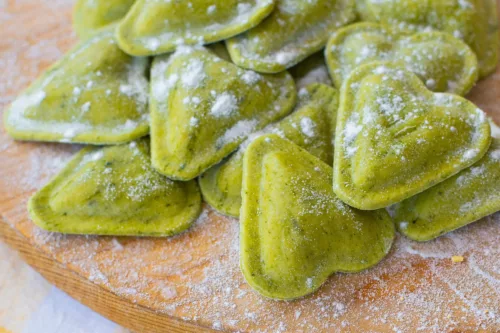 Cuoricini ripieni di Basilico e Pinoli Pasta DaSempre