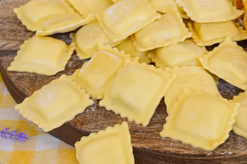 Brassen-Ravioli ohne Milchprodukte Pasta DaSempre