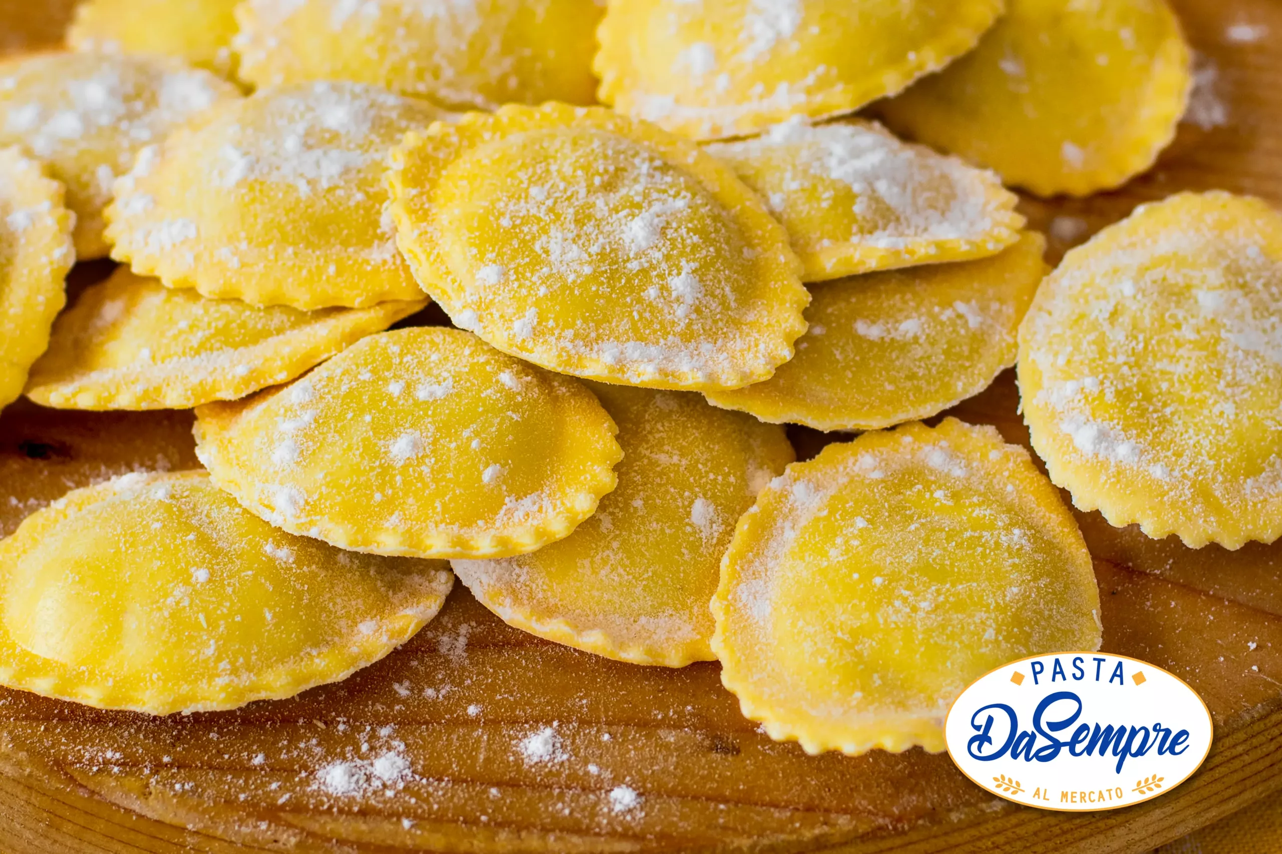 Ravioli mit Lauch und Wurst mit Buchweizen Pasta DaSempre