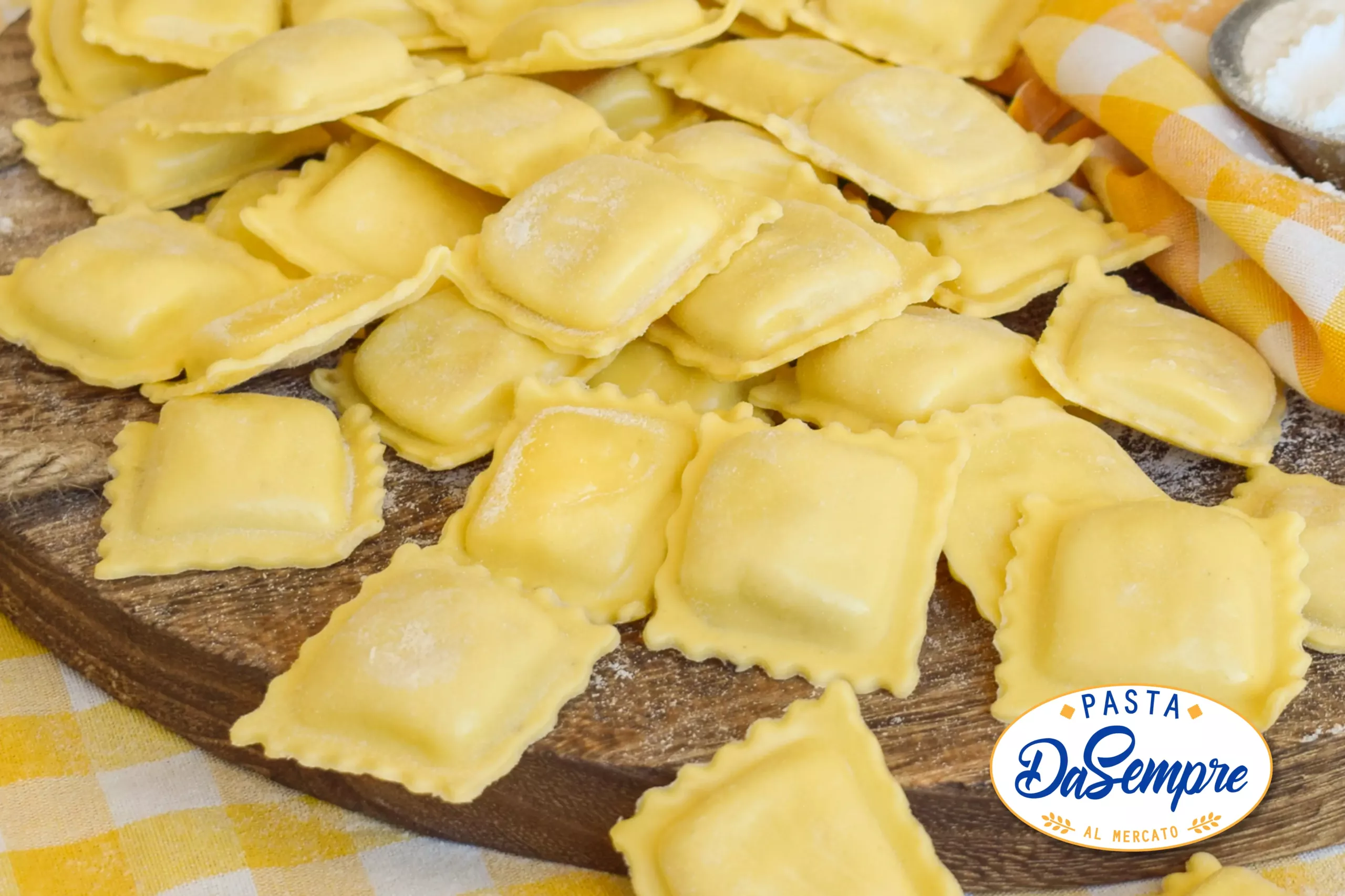 Ravioli Mortadella, Stracchino und Pistazien pasta DaSempre