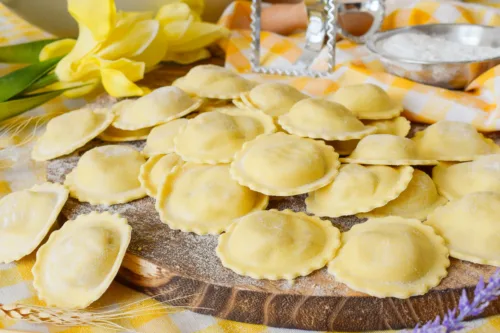 Girasoli ripieni di Mazzancolle e Carciofi senza Latticini Pasta DaSempre