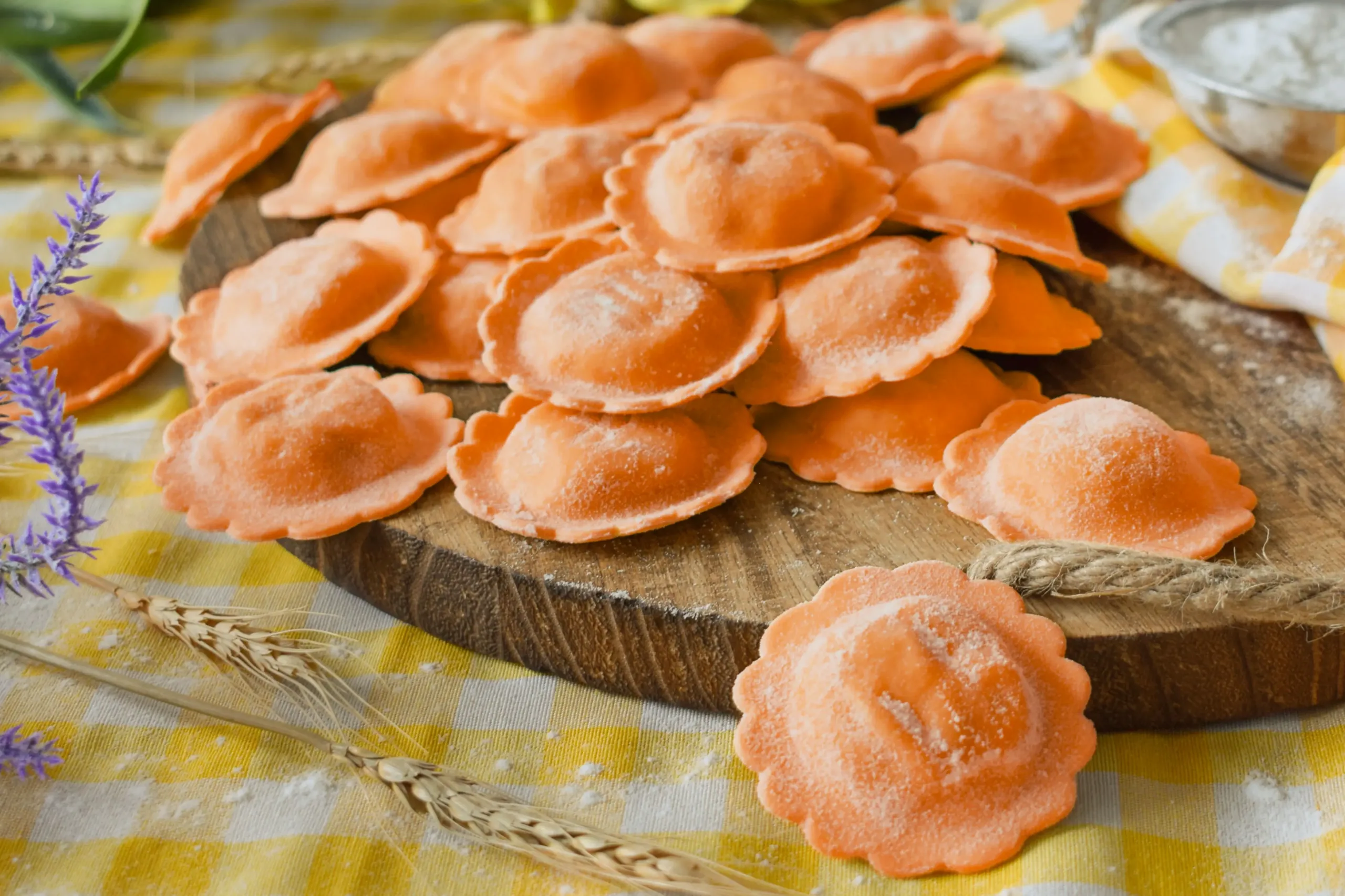 Pâtes au potiron et aux amaretti DaSempre Marguerites farcies